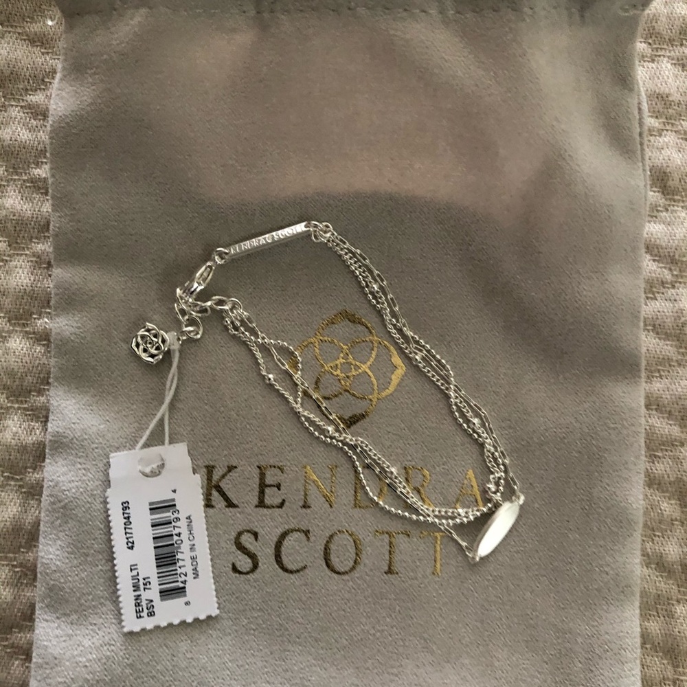 Kendra Scott Silver Fern bracelet